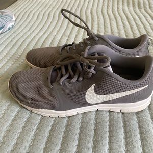 Grey Nike shoes